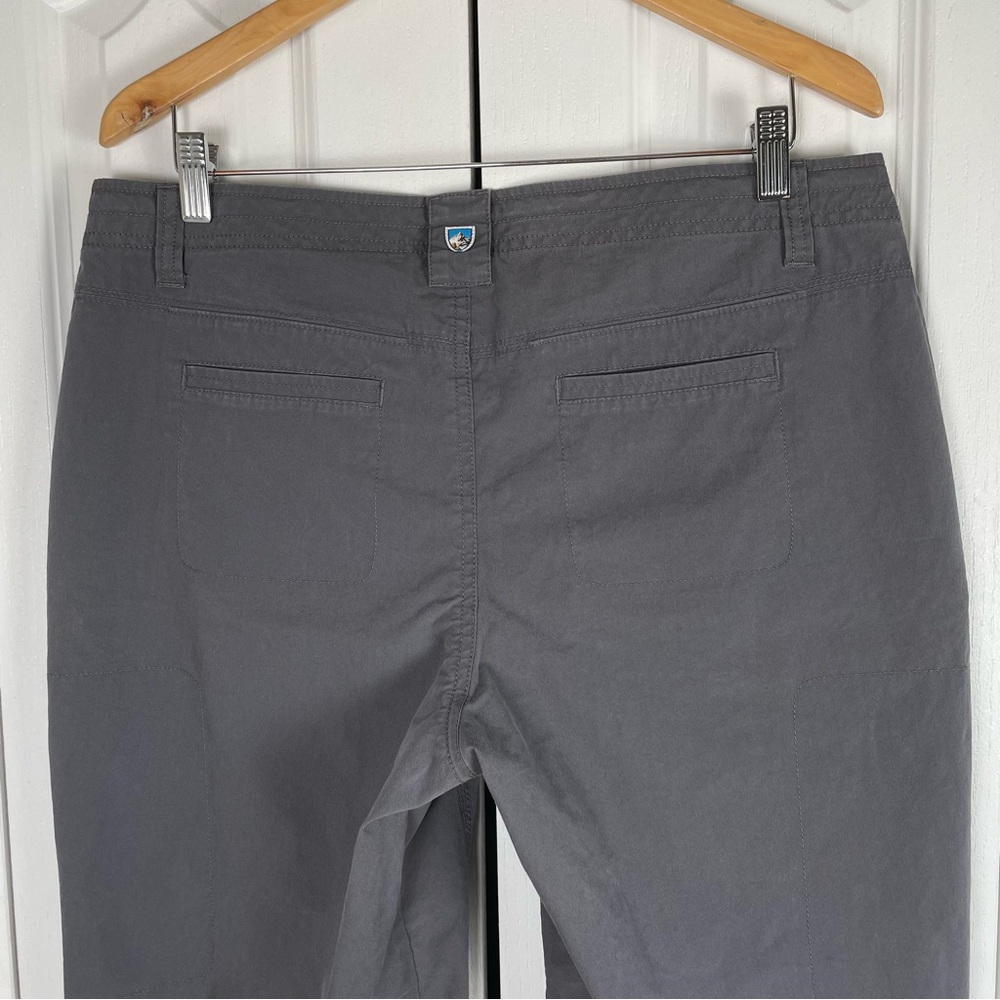 Kuhl Spire Roll up Hiking Pants Women’s 14 Gray Utility Straight Cargo Outdoor - Picture 10 of 16